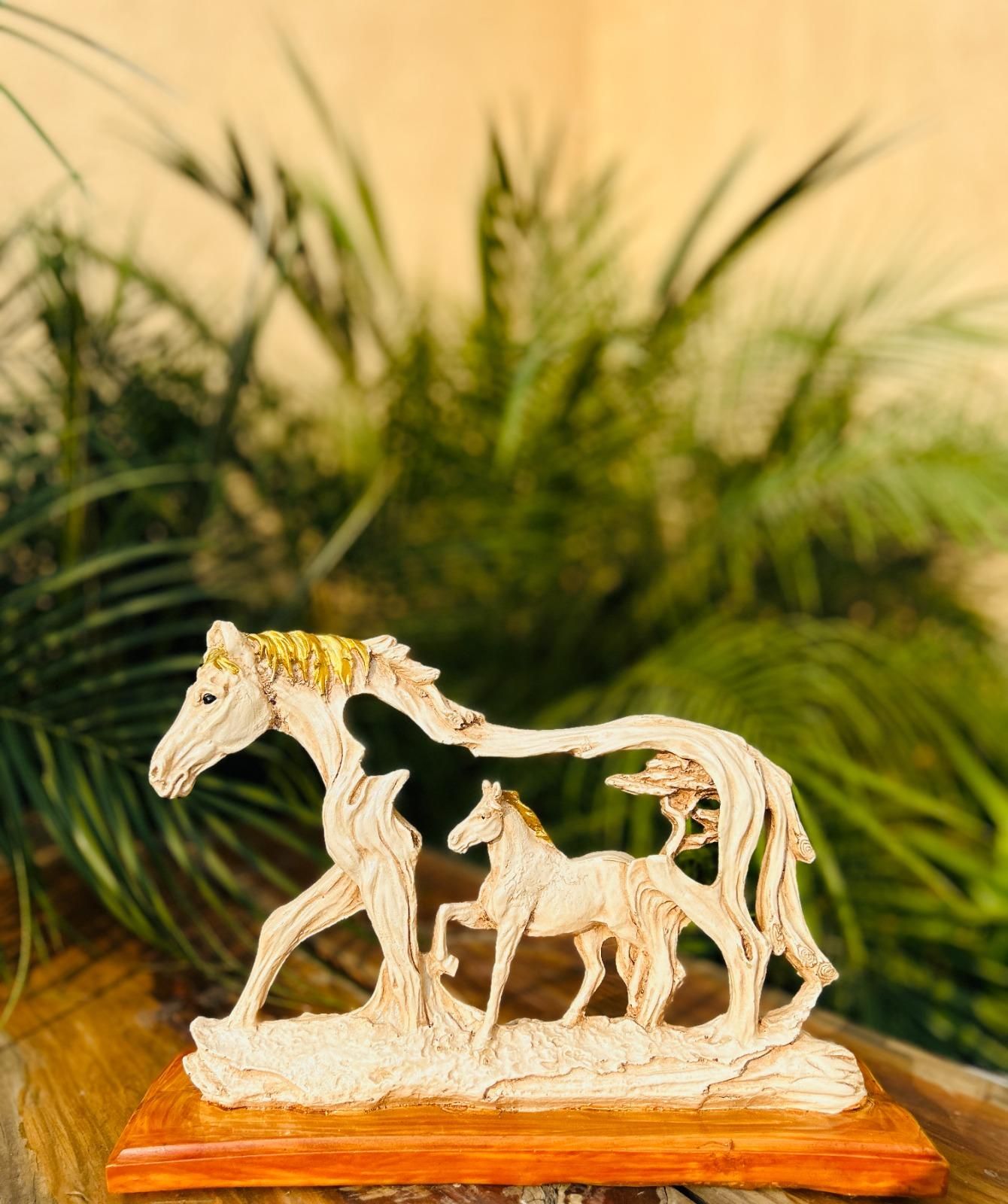 Horse Statue Animal Figurine Home Desktop Shelf Decor Artwork